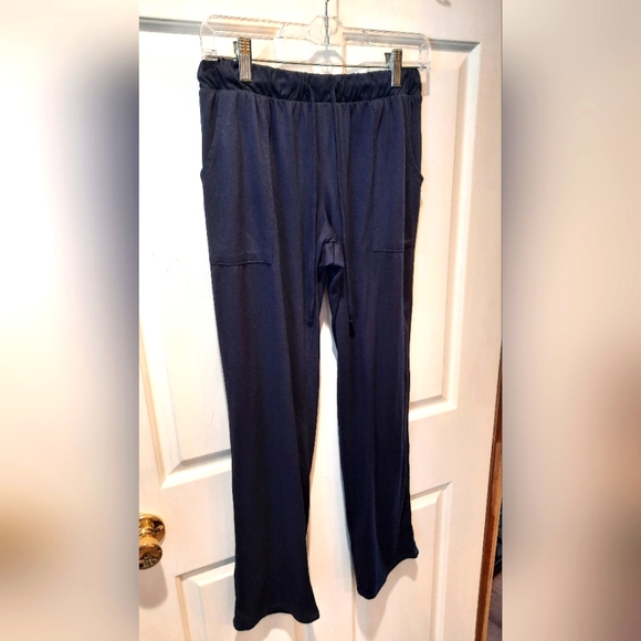 Lucky Brand Navy Blue Pull-On Elastic Waistband Pants size Small - Picture 3 of 9